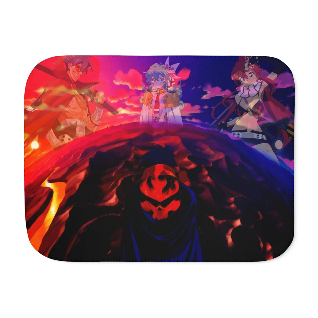 Anime Tengen Toppa Gurren Lagann Sherpa Blanket