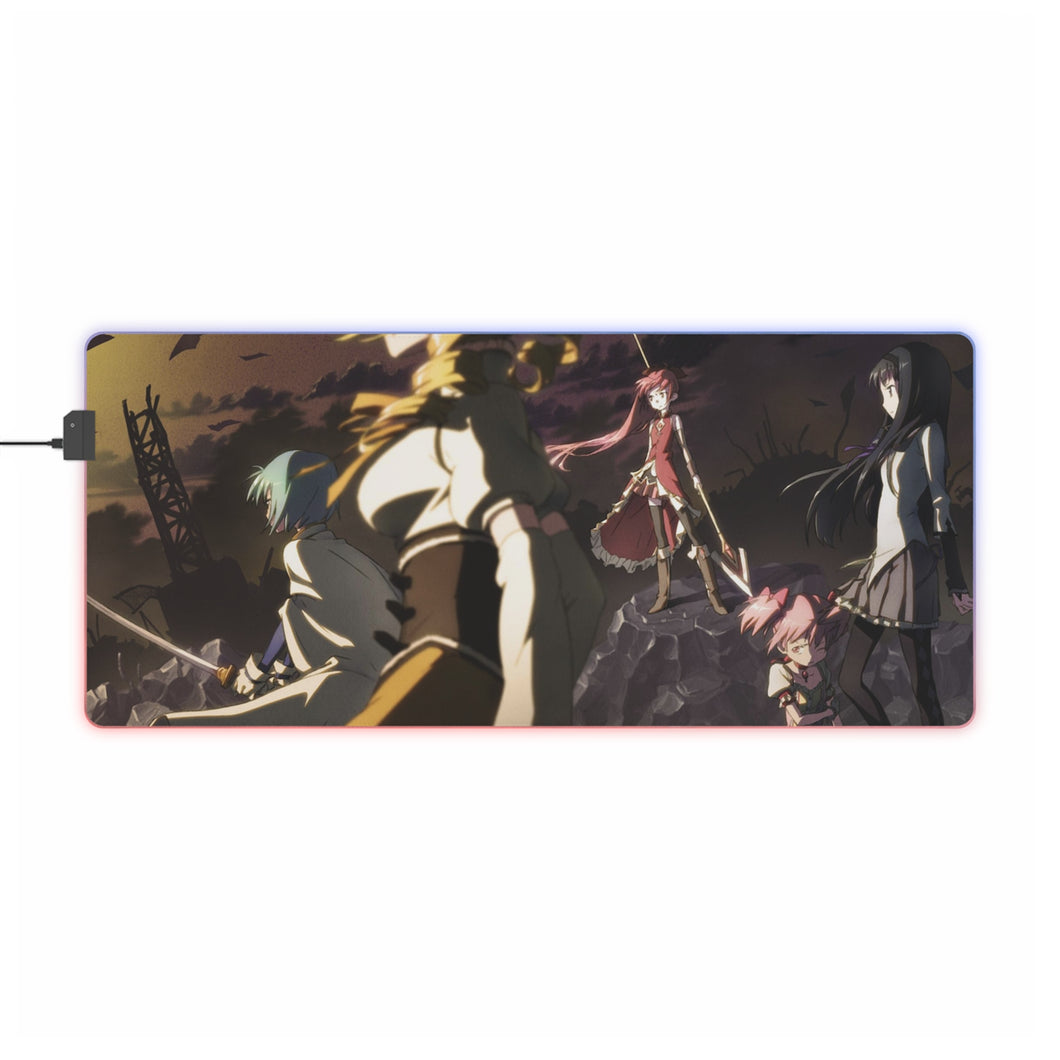 Puella Magi Madoka Magica RGB LED Mouse Pad (Desk Mat)