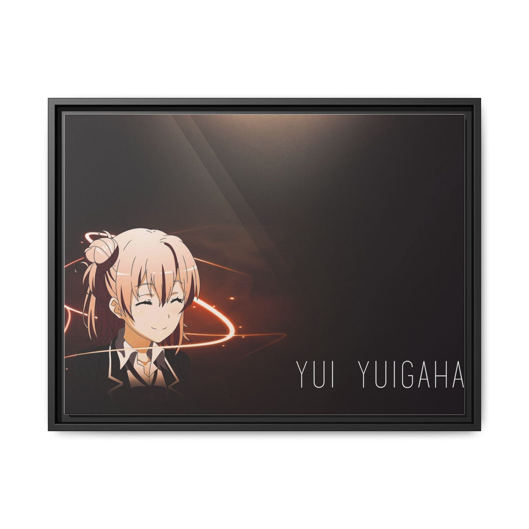 Yui Yuigahama Canvas Framed Art Print