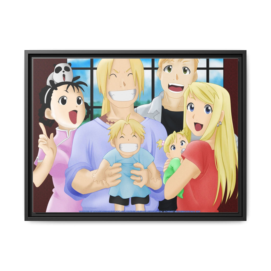 Anime FullMetal Alchemist Canvas Framed Art Print