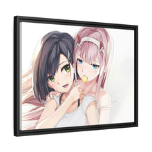 Load image into Gallery viewer, Zero Two and Ichigo Canvas Framed Art Print
