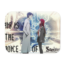 Load image into Gallery viewer, Makise Kurisu &amp; Rintarou Okabe Sherpa Blanket
