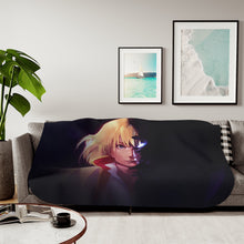 Load image into Gallery viewer, The two sides of Howl Sherpa Blanket
