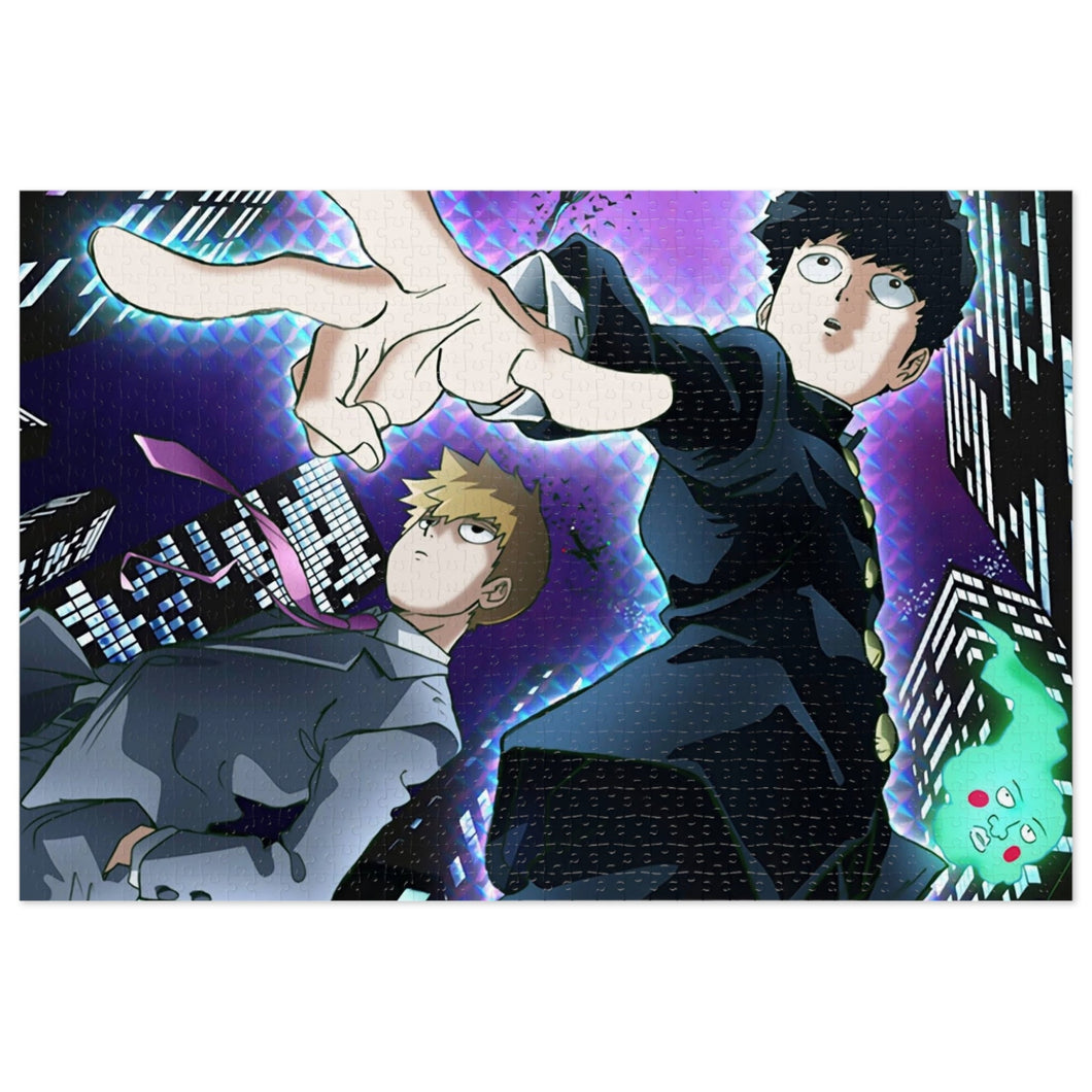 Mob Psycho 100 Arataka Reigen, Shigeo Kageyama, Ekubo Jigsaw Puzzle