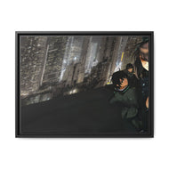 Shinoa, Yu & Yoichi Canvas Framed Art Print