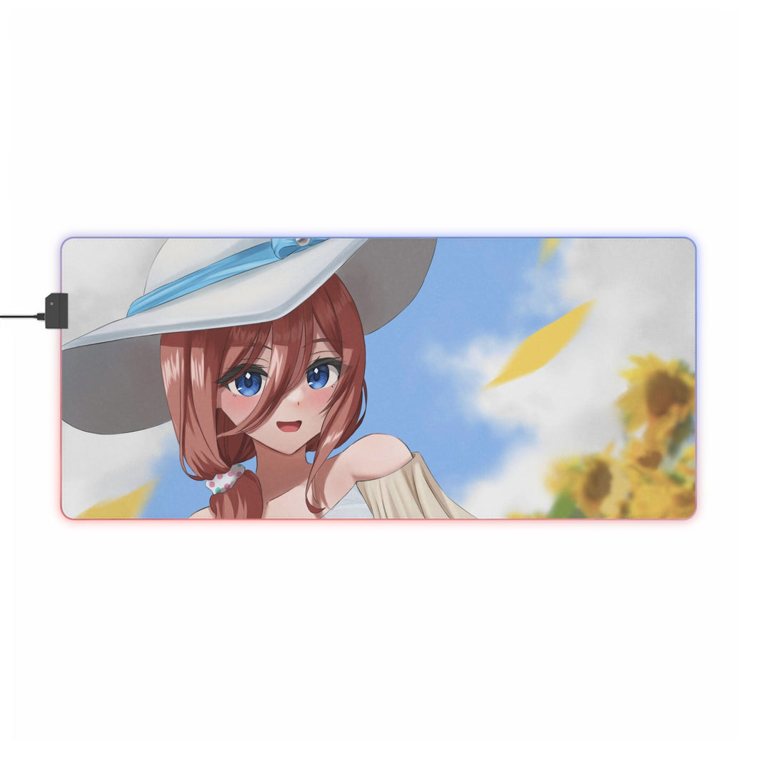 The Quintessential Quintuplets RGB LED Mouse Pad (Desk Mat)
