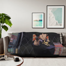 Load image into Gallery viewer, Anime Cowboy Bebopr Sherpa Blanket
