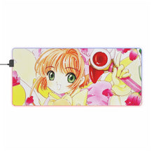Load image into Gallery viewer, Cardcaptor Sakura Sakura Kinomoto, Keroberos RGB LED Mouse Pad (Desk Mat)

