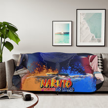 Load image into Gallery viewer, Anime Naruto Sherpa Blanket
