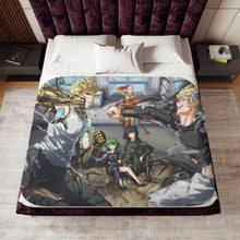 Load image into Gallery viewer, Anime One-Punch Man Sherpa Blanket
