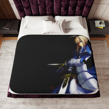 Load image into Gallery viewer, Anime Fate/Stay Nightr Sherpa Blanket
