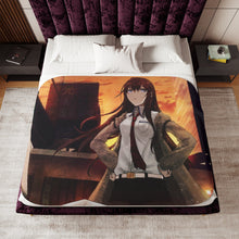 Load image into Gallery viewer, Makise Kurisu &amp; Rintaro Okabe Sherpa Blanket
