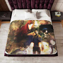 Load image into Gallery viewer, Makise, Kyouma &amp; Mayushi Sherpa Blanket
