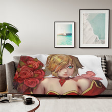 Load image into Gallery viewer, Fate/Apocrypha Saber Of Red Sherpa Blanket
