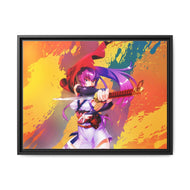 Saeko Busujima Canvas Framed Art Print