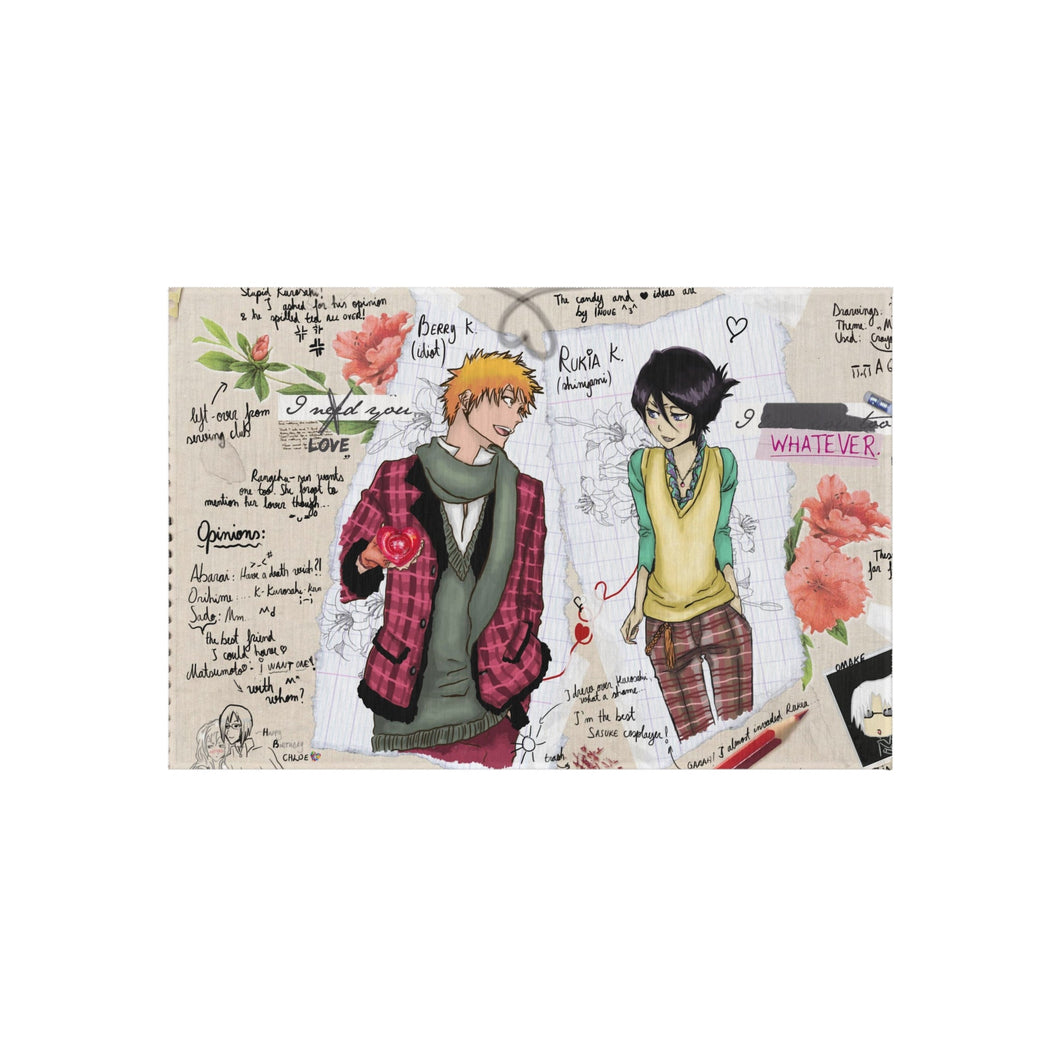 Bleach Ichigo Kurosaki, Rukia Kuchiki Rug