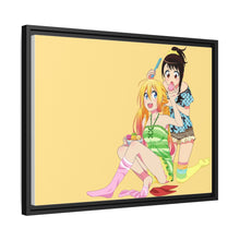 Load image into Gallery viewer, Nisekoi Chitoge Kirisaki, Kosaki Onodera Canvas Framed Art Print
