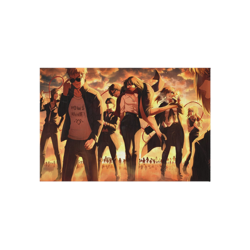 Anime Attack On Titan Rug