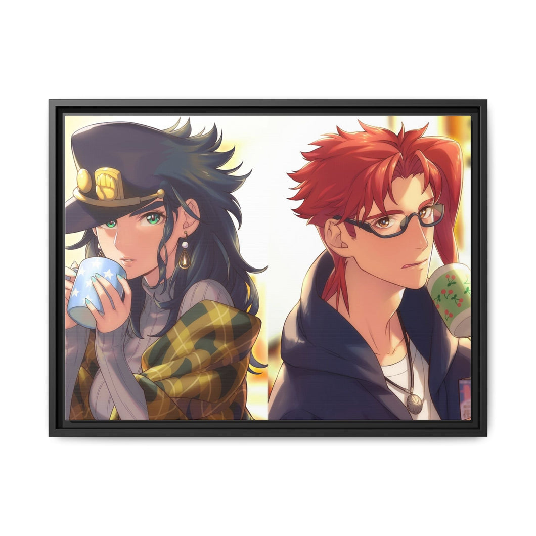 Anime Jojo's Bizarre Adventure Canvas Framed Art Print