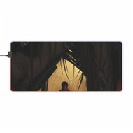 Shingeki no Kyojin - Eren and the Female Titan RGB LED Mouse Pad (Desk Mat)