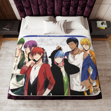 Load image into Gallery viewer, Kuroko&#39;s Basketball Tetsuya Kuroko, Daiki Aomine, Atsushi Murasakibara Sherpa Blanket
