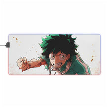 Load image into Gallery viewer, My Hero Academia Izuku Midoriya RGB LED Mouse Pad (Desk Mat)

