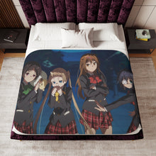 Load image into Gallery viewer, Chuunibyou Girls Sherpa Blanket
