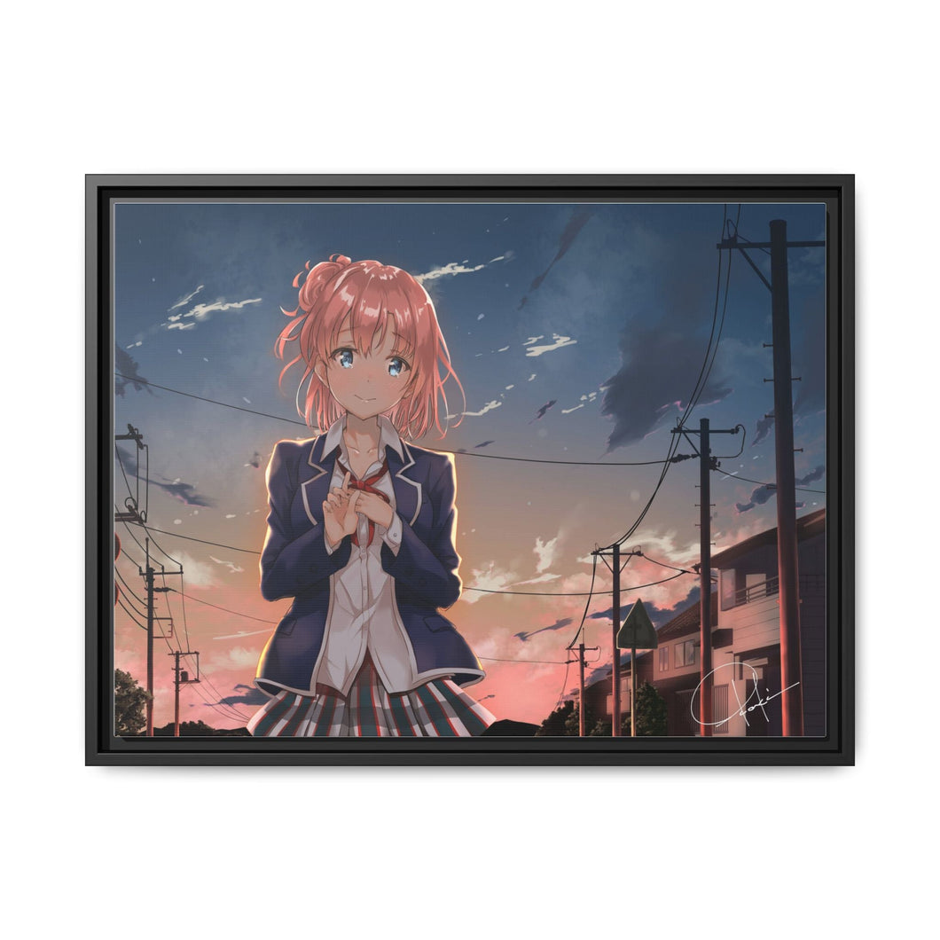 Anime My Teen Romantic Comedy SNAFU Canvas Framed Art Print