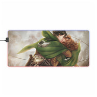Anime Attack On Titan RGB LED Mouse Pad (Desk Mat)