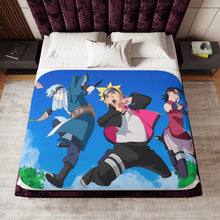 Load image into Gallery viewer, Boruto&#39;s Team Sherpa Blanket
