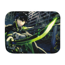 Load image into Gallery viewer, Anime Seraph of the Endr Sherpa Blanket

