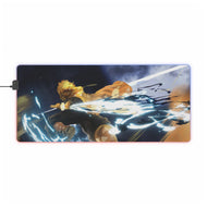 Zenitsu Agatsuma RGB LED Mouse Pad (Desk Mat)