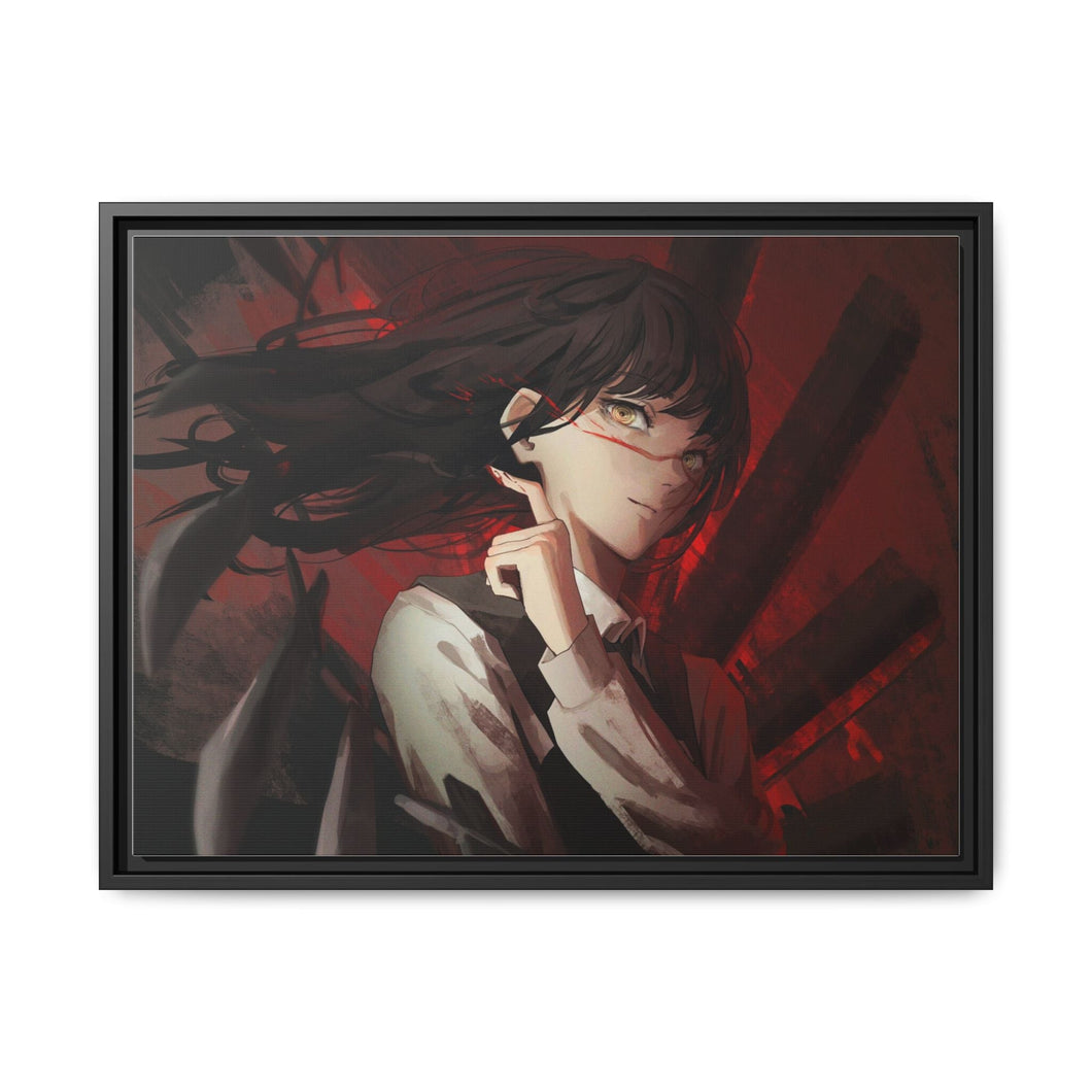 Anime Chainsaw Man Canvas Framed Art Print