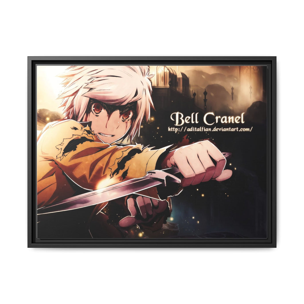 Is It Wrong to Try to Pick Up Girls in a Dungeon? Canvas Framed Art Print