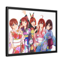 Load image into Gallery viewer, Anime The Quintessential Quintuplets Canvas Framed Art Print
