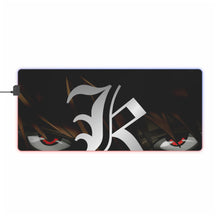 Load image into Gallery viewer, Death Note Light Yagami RGB LED Mouse Pad (Desk Mat)
