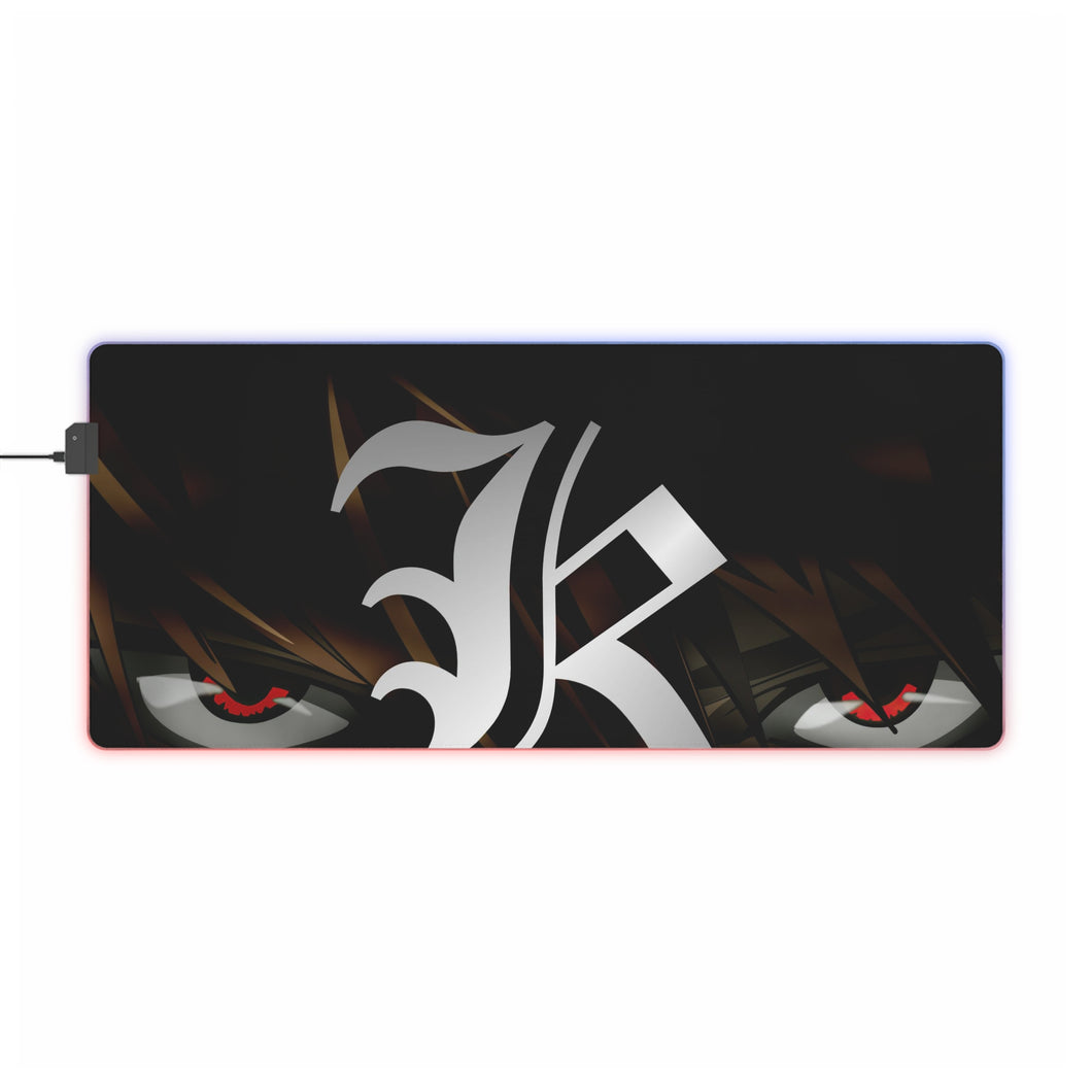 Death Note Light Yagami RGB LED Mouse Pad (Desk Mat)