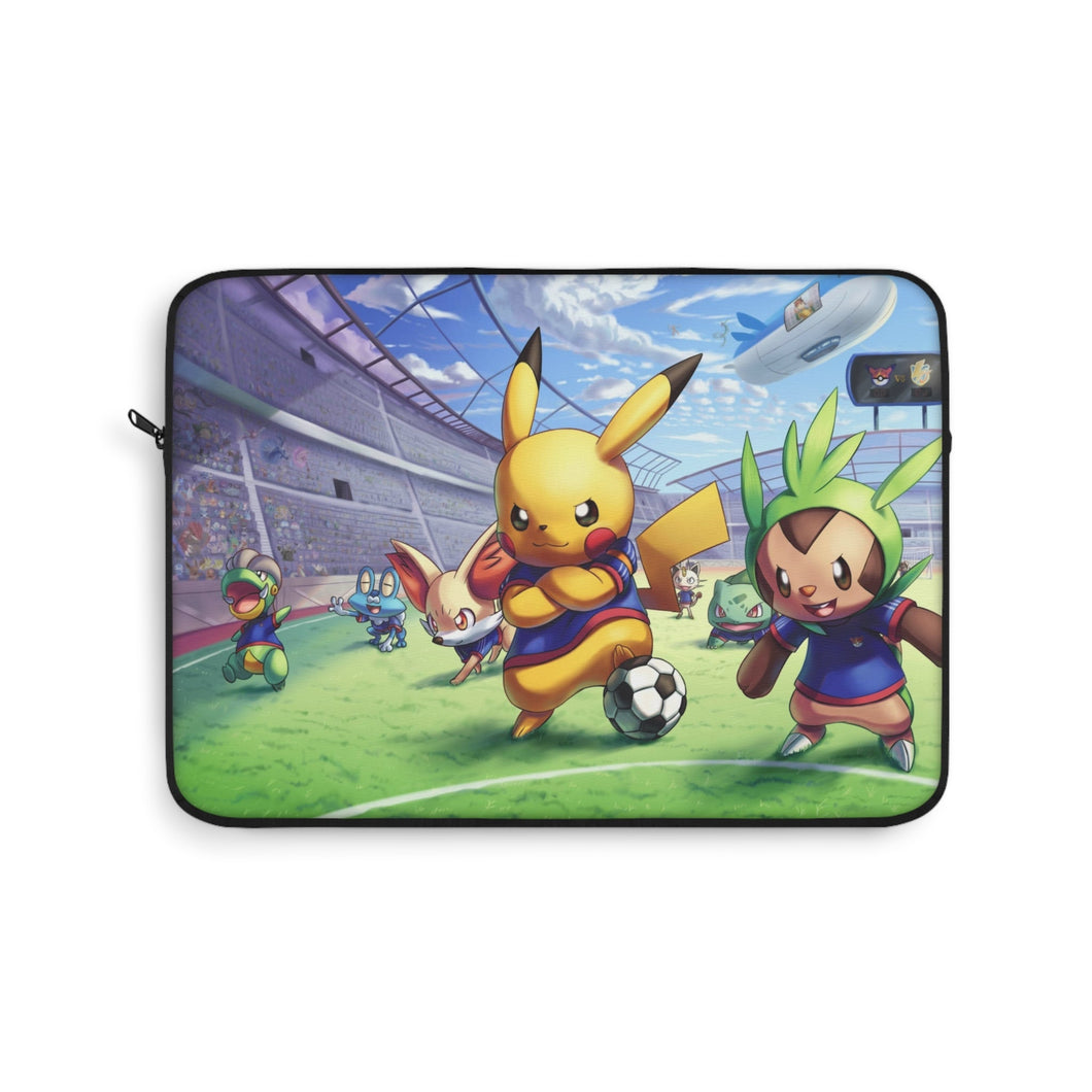 Pokemon Soccer Match Laptop Sleeve