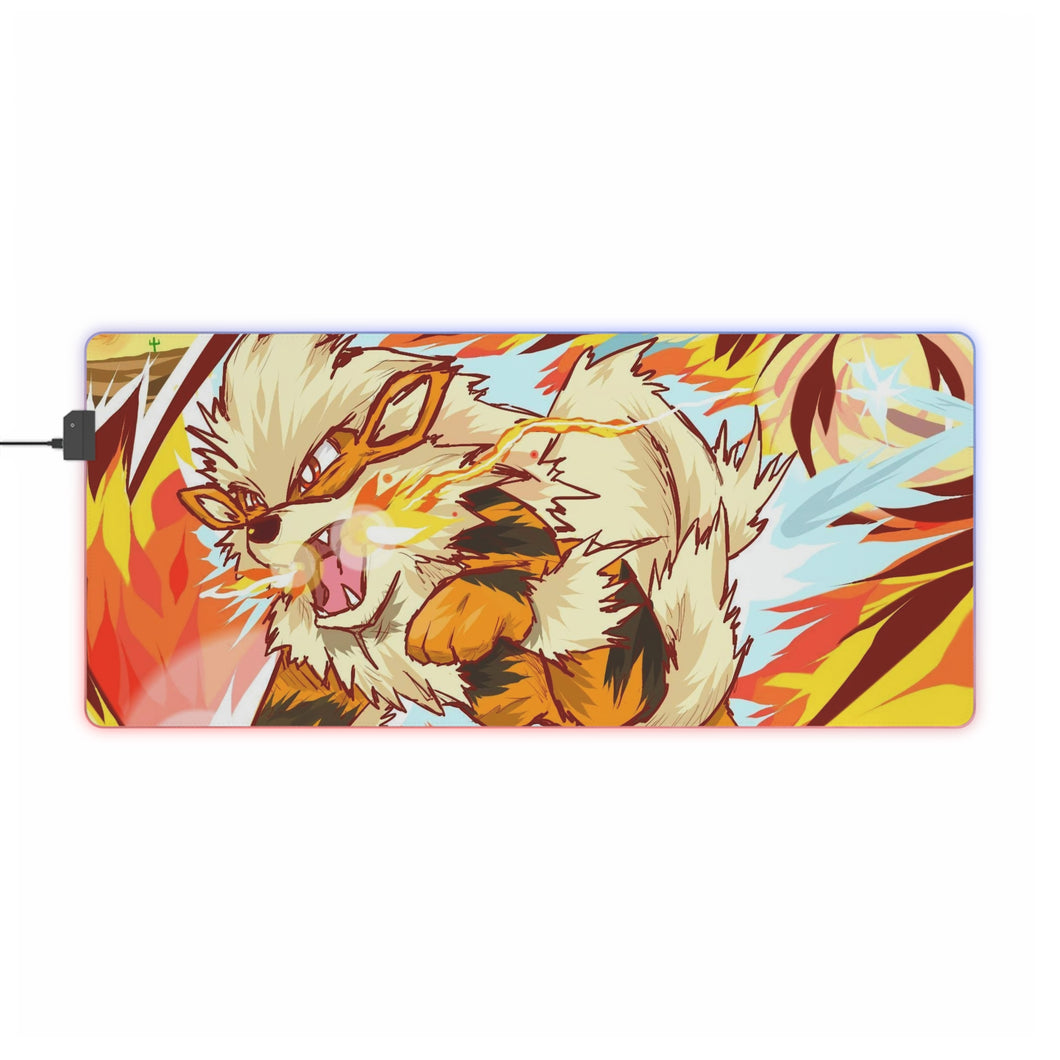 Arcanine | Fire Fang RGB LED Mouse Pad (Desk Mat)