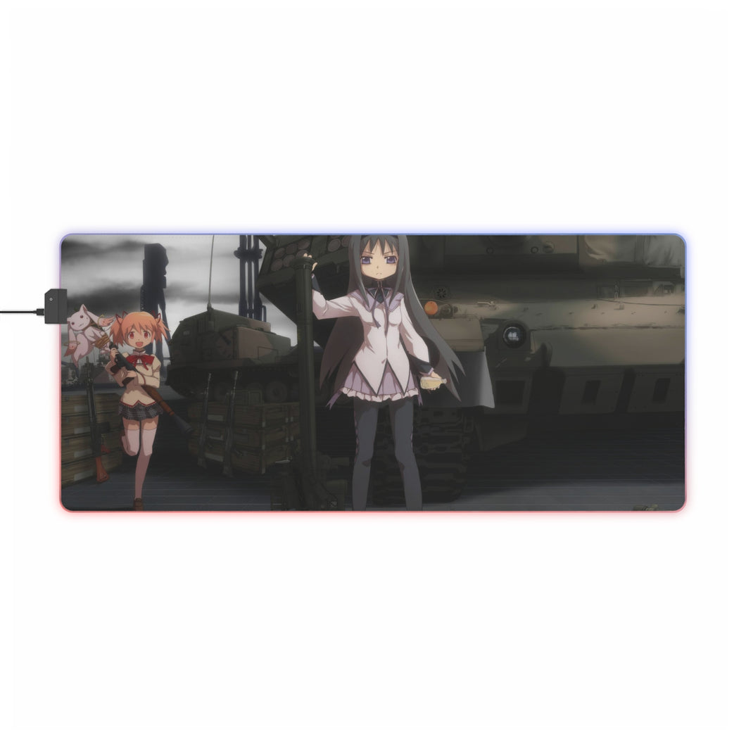 Puella Magi Madoka Magica RGB LED Mouse Pad (Desk Mat)