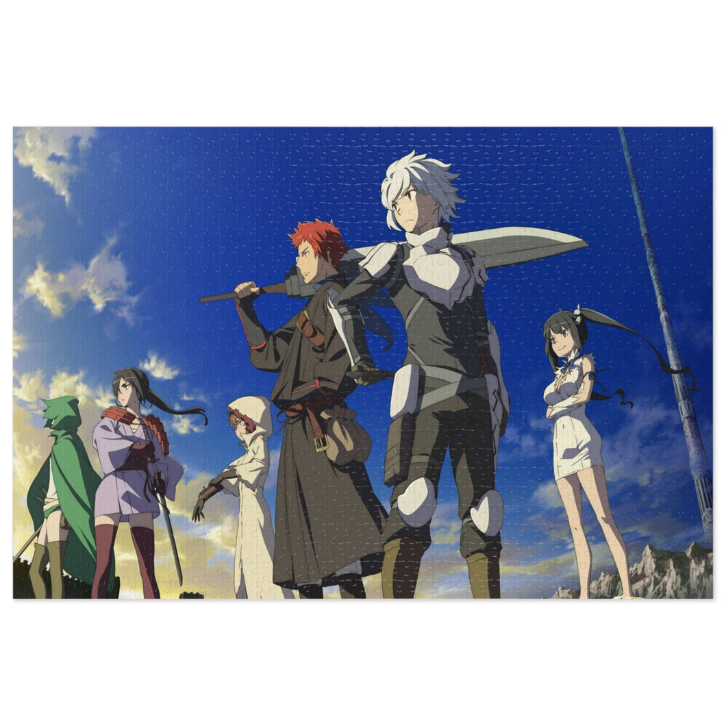 Is It Wrong to Try to Pick Up Girls in a Dungeon? Bell Cranel, Hestia, Liliruca Arde, Yamato Mikoto, Welf Crozzo Jigsaw Puzzle