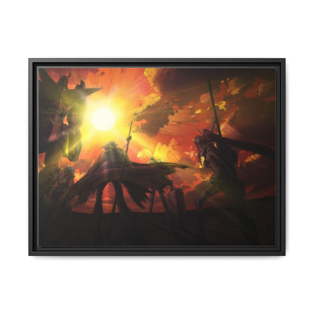 Tengen Toppa Gurren Lagann Canvas Framed Art Print