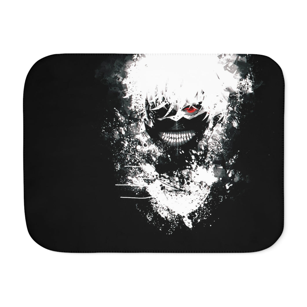 One side of ghoul Sherpa Blanket