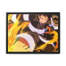 Load image into Gallery viewer, Anime Fire Force Canvas Framed Art Print
