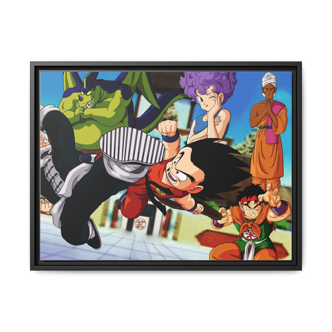 Tenkaichi Dragon Ball Canvas Framed Art Print