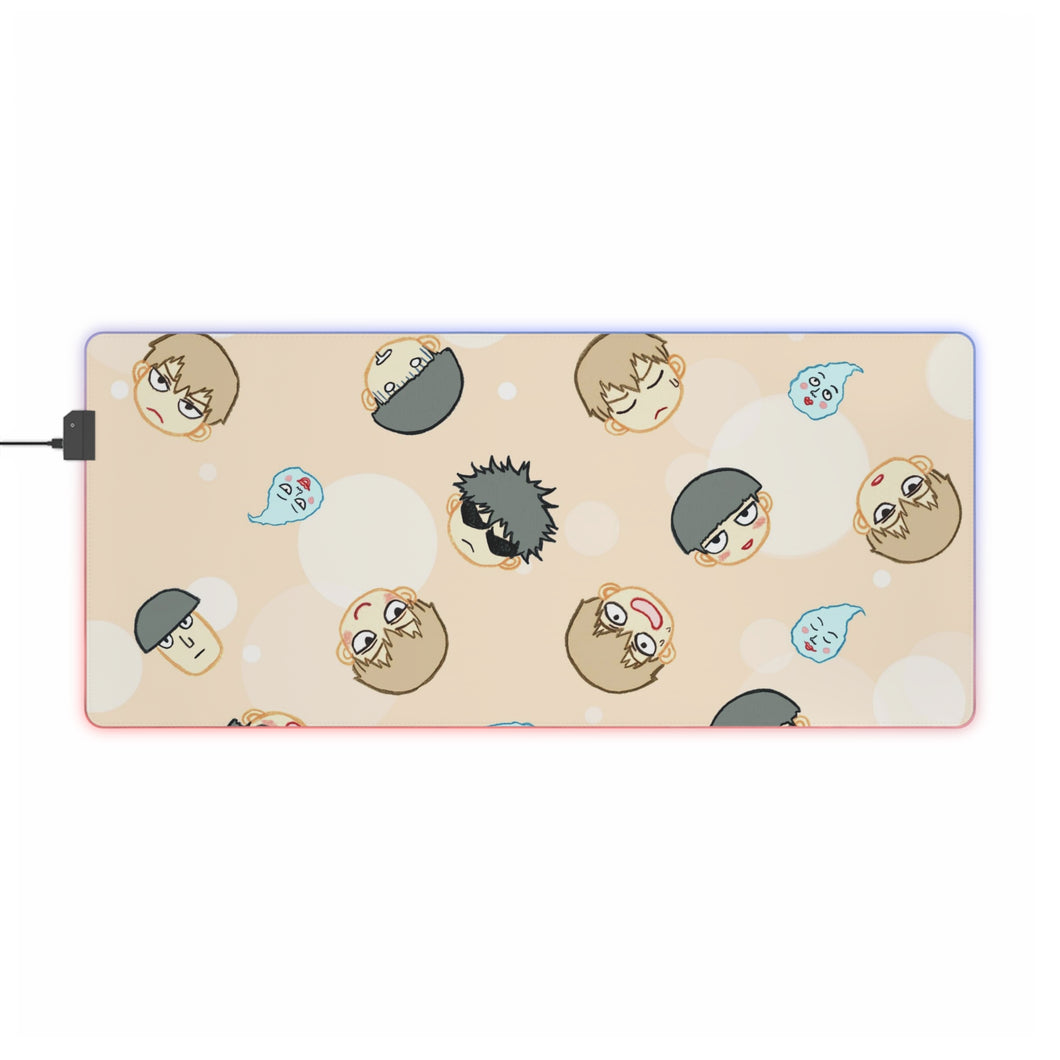 Anime Mob Psycho 100 RGB LED Mouse Pad (Desk Mat)