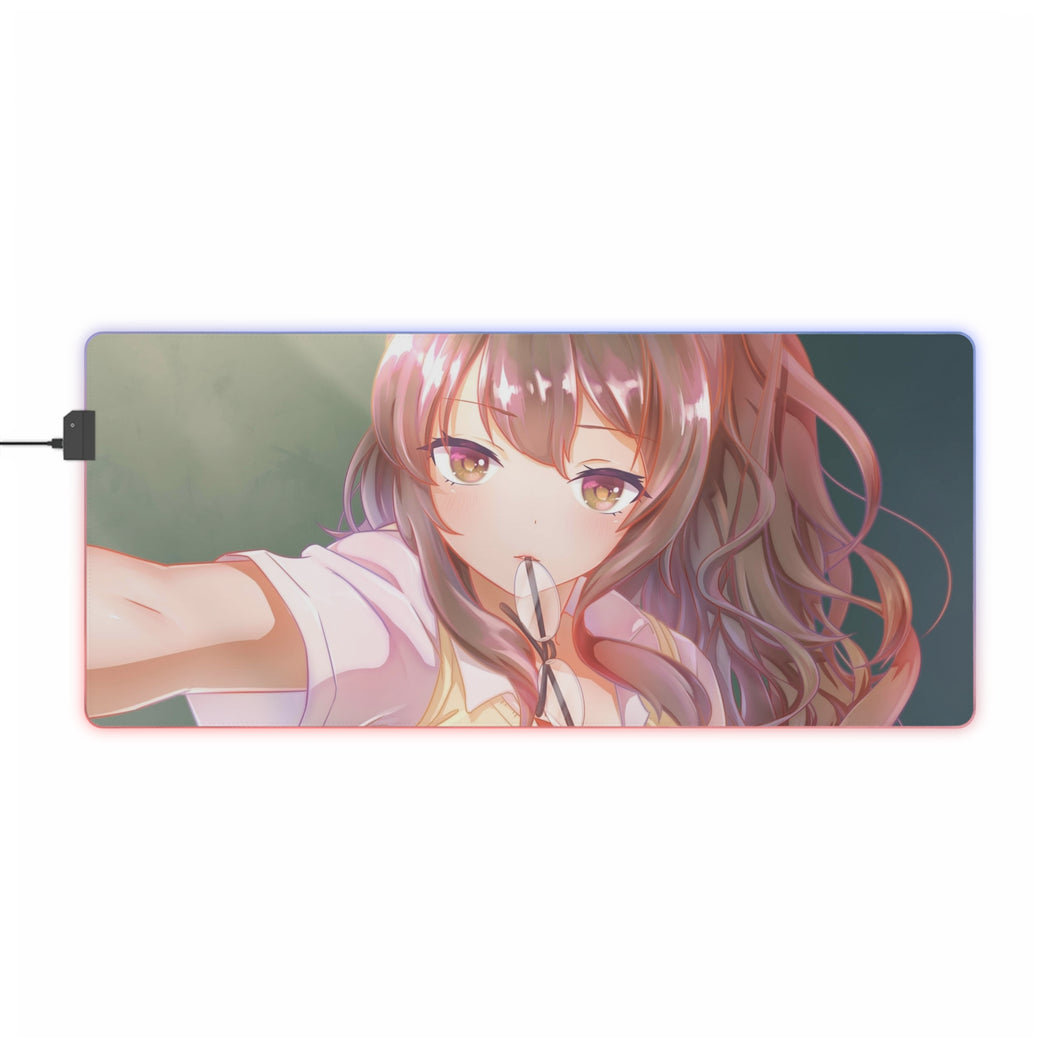 Rascal Does Not Dream of Bunny Girl Senpai RGB LED Mouse Pad (Desk Mat)