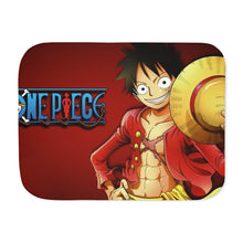 Load image into Gallery viewer, Monkey D. Luffy Sherpa Blanket

