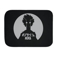 Load image into Gallery viewer, Mob Psycho Grey Sherpa Blanket
