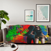 Load image into Gallery viewer, Anime Kakegurui Sherpa Blanket
